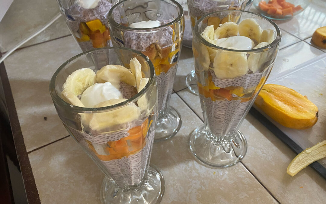 El pudín de chía con mango es un desayuno estupendo